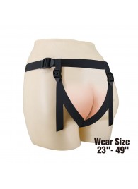 Черные трусики харнесс с платформой Caludio I - Baile - купить с доставкой в Брянске