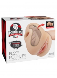Телесный мастурбатор-вагина Pussy Pounder Squeeze Stroker - Pipedream - в Брянске купить с доставкой