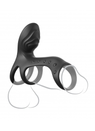 Черная насадка на пенис Ultimate Couples Cage Pro - Pipedream - в Брянске купить с доставкой