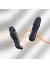 Сливовая силиконовая насадка на пенис с подхватом Manwan Ryzer - Manwan - в Брянске купить с доставкой