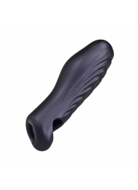 Сливовая силиконовая насадка на пенис с подхватом Manwan Ryzer - Manwan - в Брянске купить с доставкой