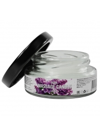 Массажная свеча «Сирень» - 50 мл. - SGAN - купить с доставкой в Брянске