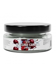 Массажная свеча «Спелая вишня» - 50 мл. - SGAN - купить с доставкой в Брянске