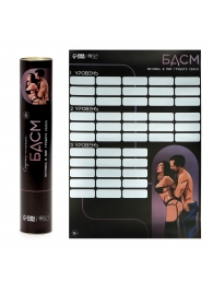 Плакат для двоих со скретч-слоем «БДСМ» - Сима-Ленд - купить с доставкой в Брянске