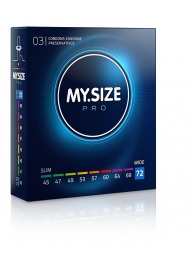 Презервативы MY.SIZE размер 72 - 3 шт. - My.Size - купить с доставкой в Брянске