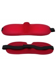 Красная глухая маска на резинке - Sitabella - купить с доставкой в Брянске