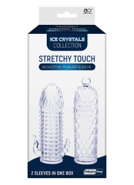 Набор из 2 прозрачных насадок на член Seductive Tickler Sleeves Set - NMC - в Брянске купить с доставкой
