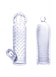 Набор из 2 прозрачных насадок на член Seductive Tickler Sleeves - NMC - в Брянске купить с доставкой