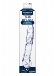 Прозрачная насадка-удлинитель Length Enhancer с подхватом - 22,3 см. - NMC - в Брянске купить с доставкой