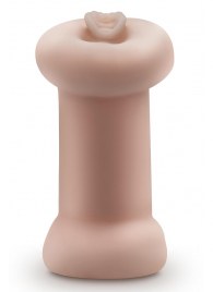 Телесный люминесцентный двусторонний мастурбатор Tasha - Blush Novelties - в Брянске купить с доставкой