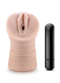 Телесный мастурбатор-вагина Ayumi с вибрацией - Blush Novelties - в Брянске купить с доставкой