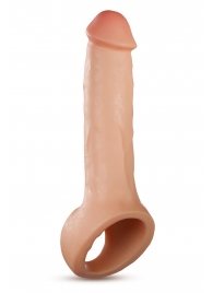 Телесная насадка-удлинитель Thrive 8.75 Inch Realistic Penis Extender Sleeve - 22,2 см. - Blush Novelties - в Брянске купить с доставкой