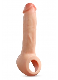 Телесная насадка-удлинитель Thrive 8.75 Inch Realistic Penis Extender Sleeve - 22,2 см. - Blush Novelties - в Брянске купить с доставкой