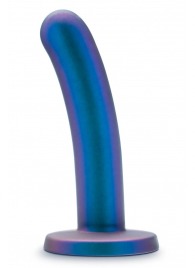 Синяя насадка с гладкой поверхностью Surrender 5.75 Inch Intermediate Pegging Dildo - 14,6 см. - Blush Novelties - купить с доставкой в Брянске