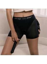 Трусики-шорты для фиксации насадок Strap-on-me Harness Lingerie Halo - size XS - Strap-on-me - купить с доставкой в Брянске