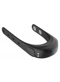 Черное эрекционное виброкольцо на ремешках - Boys of Toys - в Брянске купить с доставкой