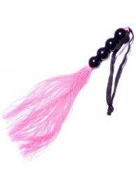 Розовая силиконовая плеть - 35,5 см. - Boys of Toys - купить с доставкой в Брянске