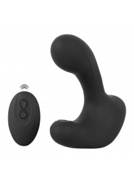 Черная анальная вибропробка с функцией расширения RC Butt Plug with 3 functions - Orion - в Брянске купить с доставкой