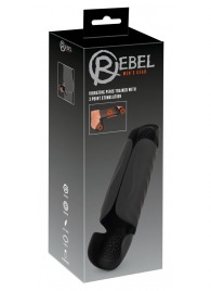 Черный вибромастурбатор с трехточечной стимуляцией Penis Trainer with 3 Point Stimulation - Orion - в Брянске купить с доставкой