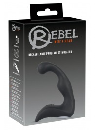 Черный перезаряжаемый стимулятор простаты с вибрацией - 14,6 см. - Orion - в Брянске купить с доставкой