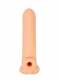 Телесный фаллоудлинитель Titan - 16,5 см. - Lola Games - в Брянске купить с доставкой