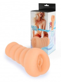 Телесный мастурбатор в виде вагины с узким входом - Sexy Girl - в Брянске купить с доставкой