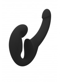 Черный безремневой страпон Share Lite - Fun Factory - купить с доставкой в Брянске