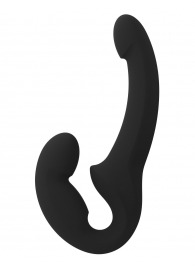 Черный безремневой страпон Share Lite - Fun Factory - купить с доставкой в Брянске