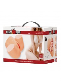 Телесный мастурбатор Liora с 2 любовными тоннелями - Baile - в Брянске купить с доставкой