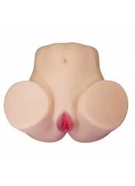 Телесный мастурбатор Julia с 2 любовными каналами - Baile - в Брянске купить с доставкой