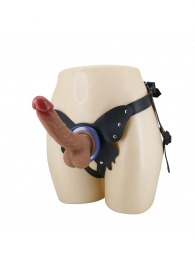 Поясной страпон Wells: трусики в форме бабочки и фаллоимитатор-насадка - Baile - купить с доставкой в Брянске