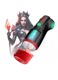 Интерактивный мастурбатор Raven с вакуумом, вибрацией и подсветкой - Shots Media BV - в Брянске купить с доставкой