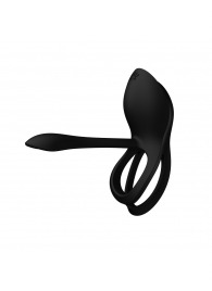 Черное эрекционное виброкольцо Bayek с пультом ДУ - Zalo - в Брянске купить с доставкой