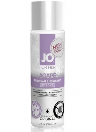 Лубрикант на водной основе для женщин JO AGAPE LUBRICANT ORIGINAL - 60 мл. - System JO - купить с доставкой в Брянске