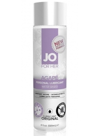 Женский лубрикант на водной основе JO AGAPE LUBRICANT ORIGINAL - 120 мл. - System JO - купить с доставкой в Брянске