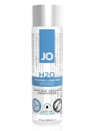 Охлаждающий лубрикант на водной основе JO Personal Lubricant H2O COOLING - 120 мл. - System JO - купить с доставкой в Брянске