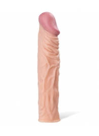 Насадка с ярко выраженной головкой и рельефным стволом - 19 см. - A-toys - в Брянске купить с доставкой