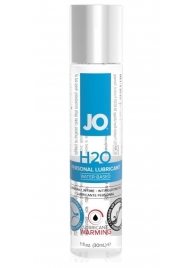 Возбуждающий лубрикант на водной основе JO Personal Lubricant H2O Warming - 30 мл. - System JO - купить с доставкой в Брянске