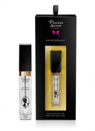 Стимулирующий блеск для губ Baiser Brulant Gloss Plaisirs Secrets - 7 мл. - Plaisir Secret - купить с доставкой в Брянске