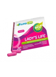 Возбуждающие капсулы Ladys Life - 14 капсул (0,35 гр.) - SuperCaps - купить с доставкой в Брянске