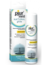 Нейтральный лубрикант на водной основе pjur MED Natural glide - 100 мл. - Pjur - купить с доставкой в Брянске