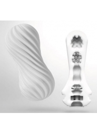 Мастурбатор FLEX Silky White с мягким рельефом - Tenga - в Брянске купить с доставкой