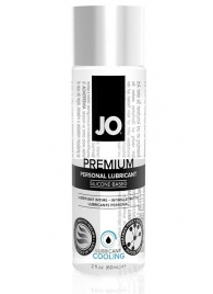 Охлаждающий лубрикант на силиконовой основе JO Personal Premium Lubricant Cooling - 60 мл. - System JO - купить с доставкой в Брянске