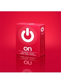 Супертонкие презервативы ON) Super Thin - 3 шт. - ON) - купить с доставкой в Брянске