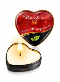 Массажная свеча с нейтральным ароматом Bougie Massage Candle - 35 мл. - Plaisir Secret - купить с доставкой в Брянске