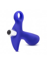 Синий стимулятор простаты с ручкой-кольцом Performance Prostimulator 02 - Blush Novelties - в Брянске купить с доставкой