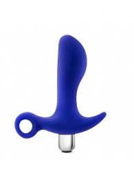 Синий стимулятор простаты с ручкой-кольцом Performance Prostimulator 02 - Blush Novelties - в Брянске купить с доставкой