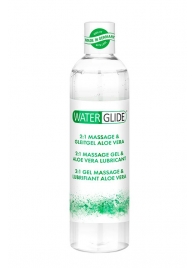 Гель-смазка 2-в-1 MASSAGE   LUBRICANT ALOE VERA - 300 мл. - Waterglide - купить с доставкой в Брянске