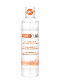 Гель-смазка 2-в-1 MASSAGE   LUBRICANT GUARANA - 300 мл. - Waterglide - купить с доставкой в Брянске