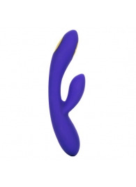 Фиолетовый вибратор с функцией электростимуляции Intimate E-Stimulator Dual Wand - 21,5 см. - California Exotic Novelties - купить с доставкой в Брянске